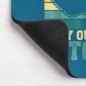 Küchenspieler echtes Out Pickleball Bleib Humor Mousepad (Ecke)