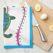 KÜCHENSTADT "IN the FLOW" Geschirrtuch (Viertel Falte)