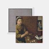 Küchenszene Magnet (Vorderseite/Rückseite)