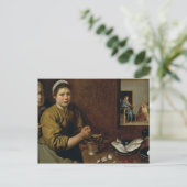 Küchenszene Postkarte (Stehend Vorderseite)