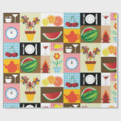 Küchentische Geschenkpapier (Flach)