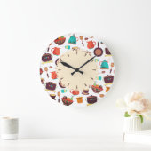Küchentöpfe Küchenutensilien Küchenuhr Große Wanduhr (Zuhause)