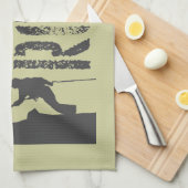 . KÜCHENTUCH (Viertel Falte)