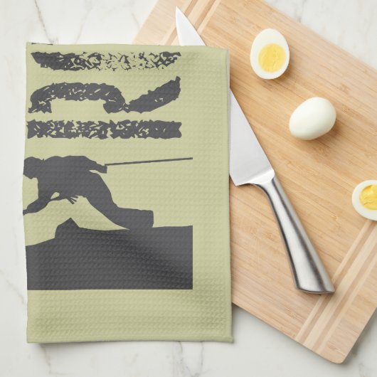 . KÜCHENTUCH (Viertel Falte)