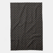 Küchentuch 16x24 Dots Light Brown Black (Vertikal)