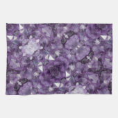 Küchentuch Amethyst Crystal Allover Print (Horizontal)