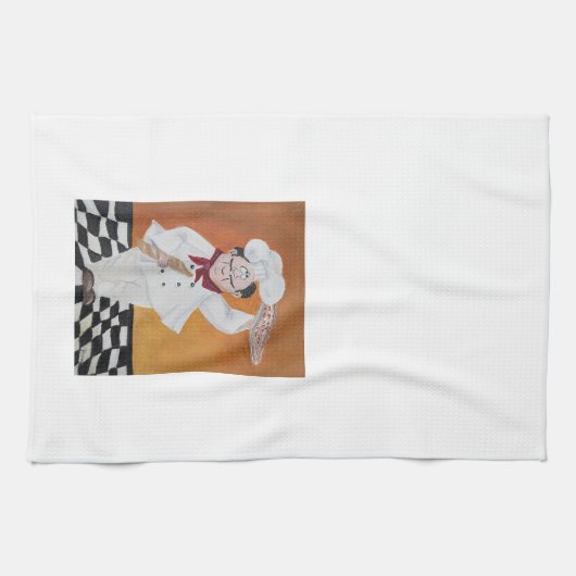 Küchentuch Fett Koch Design (Horizontal)