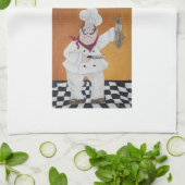Küchentuch Fett Koch Design (Gefaltet)
