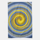 Küchentuch gelb-blau (Vertikal)