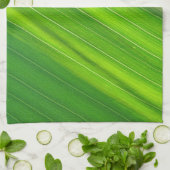 Küchentuch Grünes Maisblattdesign (Gefaltet)