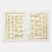 Küchentuch "Hanukkah-Light Eat Spin Repeat" (Horizontal)