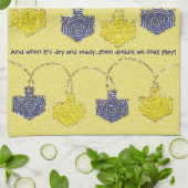 Küchentuch "Hanukkah/Oh Dreidel" (Gefaltet)