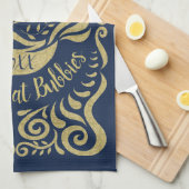 Küchentuch "Happy Chanukah Blackboard Dove" (Viertel Falte)