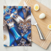 Küchentuch mit argentinischer Farbgestaltung (Viertel Falte)