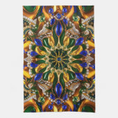 Küchentuch mit Brasilien Farben Design (Vertikal)