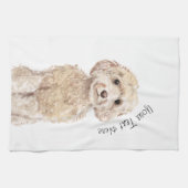 Küchentuch mit Champagner Cockapoo (Horizontal)