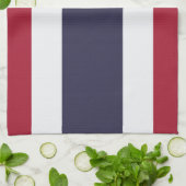 Küchentuch mit der Flagge Thailands (Gefaltet)