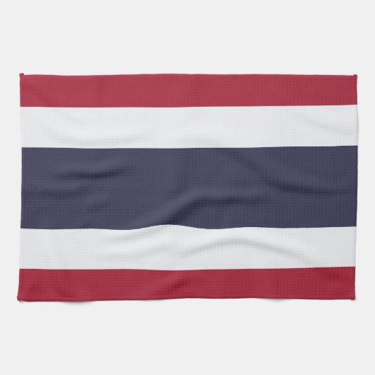 Küchentuch mit der Flagge Thailands (Horizontal)