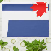 Küchentuch mit der Flagge von Toronto (Gefaltet)
