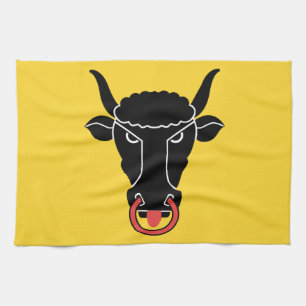 Küchentuch mit der Flagge von Uri, Schweiz