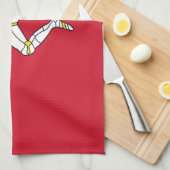 Küchentuch mit der Isle of Man Flag, Vereinigtes K (Viertel Falte)