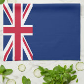 Küchentuch mit Fahne aus Neuseeland (Gefaltet)