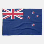 Küchentuch mit Fahne aus Neuseeland (Horizontal)