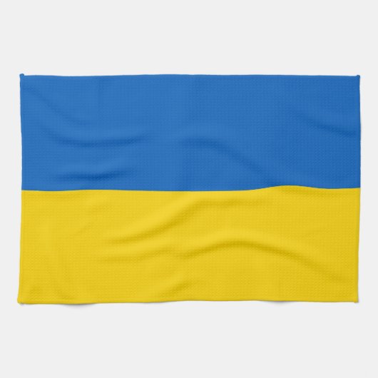 Küchentuch mit Fahne in der Ukraine (Horizontal)
