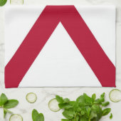 Küchentuch mit Fahne von Alabama, USA. (Gefaltet)