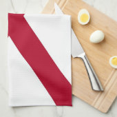 Küchentuch mit Fahne von Alabama, USA. (Viertel Falte)