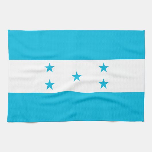 Küchentuch mit Fahne von Honduras (Horizontal)
