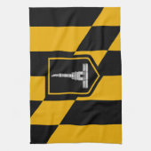 Küchentuch mit Flag von Baltimore City, USA.S.A. (Vertikal)