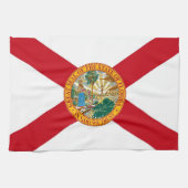 Küchentuch mit Flag von Florida, USA. (Horizontal)