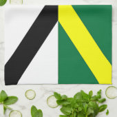 Küchentuch mit Flag von Monterey City, USA. (Gefaltet)