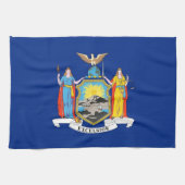 Küchentuch mit Flag von New York, USA. (Horizontal)