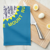 Küchentuch mit Flag von South Dakota, USA. (Viertel Falte)