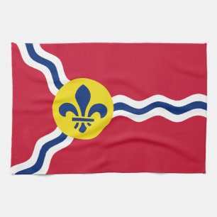 Küchentuch mit Flag von St. Louis