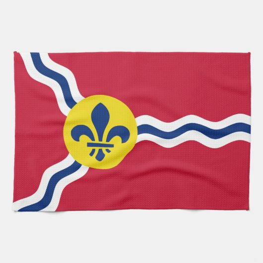 Küchentuch mit Flag von St. Louis (Horizontal)