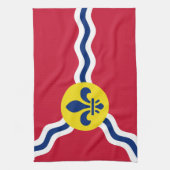 Küchentuch mit Flag von St. Louis (Vertikal)