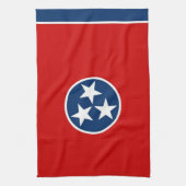 Küchentuch mit Flag von Tennessee, USA. (Vertikal)