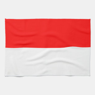 Küchentuch mit Flagge Indonesiens