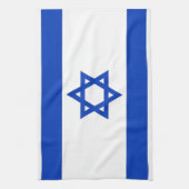 Küchentuch mit Flagge Israels (Vertikal)