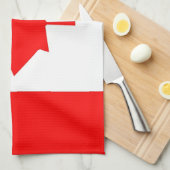 Küchentuch mit Flagge Kanadas (Viertel Falte)