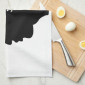 Küchentuch mit Flagge Korsikas (Viertel Falte)