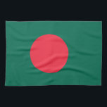Küchentuch mit Flagge von Bangladesch<br><div class="desc">Fügen Sie Ihrer Küche eine Touch Bangladesch Stolz mit unserem exklusiven Küchentuch mit der Flagge Bangladeschs hinzu! Dieses Küchentuch, das mit viel Liebe zum Detail gestaltet wurde, ist mehr als nur ein praktisches Stück; es ist eine Feier des bangladeschischen Erbes und des Nationalstolzes. Das lebendige Design zeigt die berühmte Flagge...</div>