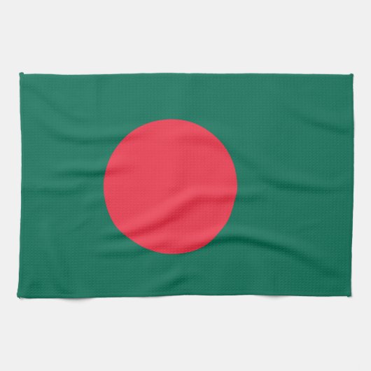 Küchentuch mit Flagge von Bangladesch (Horizontal)