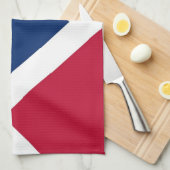 Küchentuch mit Flagge von Denver, Colorado (Viertel Falte)