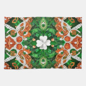 Küchentuch mit Irland Farben Design (Horizontal)