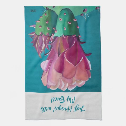 Küchentuch mit Kakteen Prickly Pear (Vertikal)