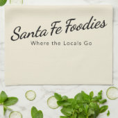 Küchentuch mit Santa Fe Foodies Logo (Gefaltet)